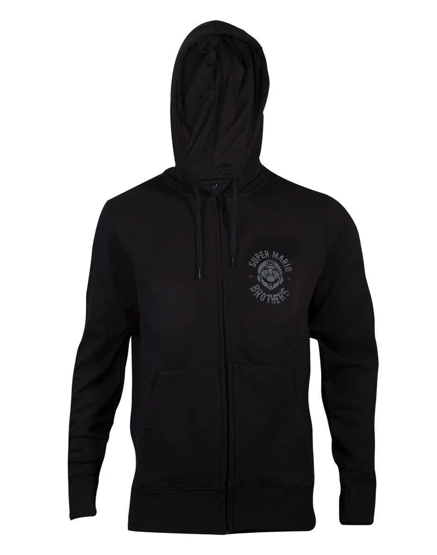 Official Nintendo Super Mario Biker Unisex Zipper Hoodies Apparel 3 Official Nintendo Super Mario Biker Unisex Zipper Hoodies Apparel