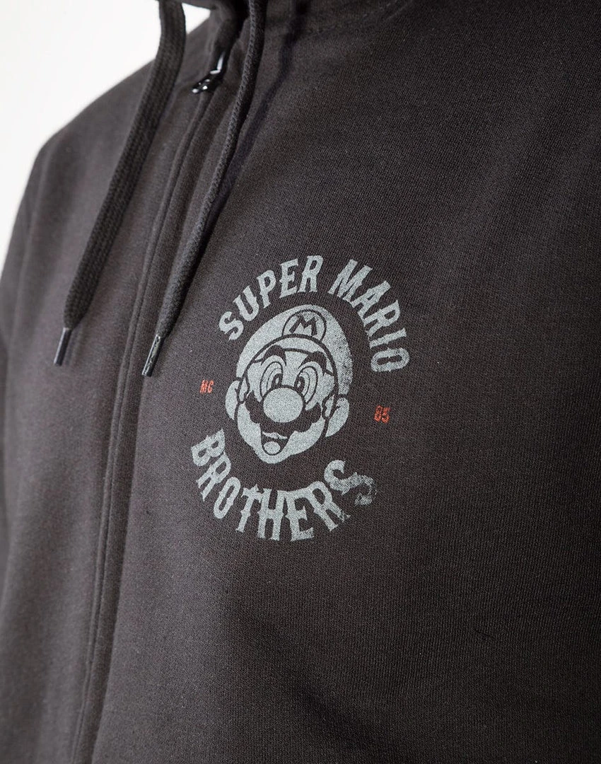 Official Nintendo Super Mario Biker Unisex Zipper Hoodies Apparel 5 Official Nintendo Super Mario Biker Unisex Zipper Hoodies Apparel