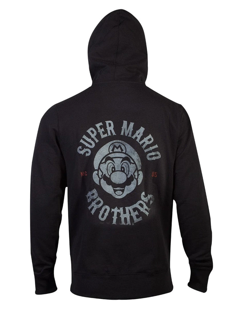 Official Nintendo Super Mario Biker Unisex Zipper Hoodies Apparel 4 Official Nintendo Super Mario Biker Unisex Zipper Hoodies Apparel