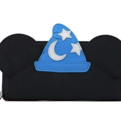 Loungefly Disney Fantasia Sorcerer Mickey Cosplay Zip Around Wallet