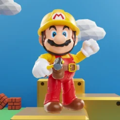 Official Super Mario Mario Maker With Utility Belt 10cm / 4" Figure Nintendo