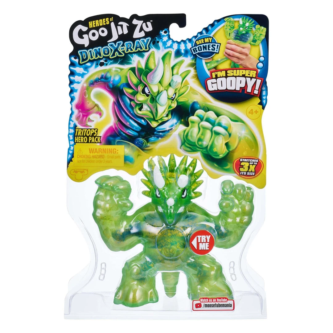 Heroes Of Goo Jit Zu Dino X-Ray Tritops Hero Pack Gifts For Kids 4 Heroes Of Goo Jit Zu Dino X-Ray Tritops Hero Pack Gifts For Kids