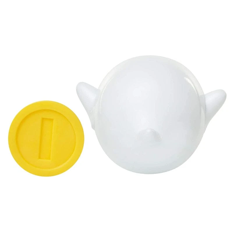 Official Super Mario Boo With Gold Coin 10cm / 4" Figure Nintendo 5 Official Super Mario Boo With Gold Coin 10cm / 4" Figure Nintendo