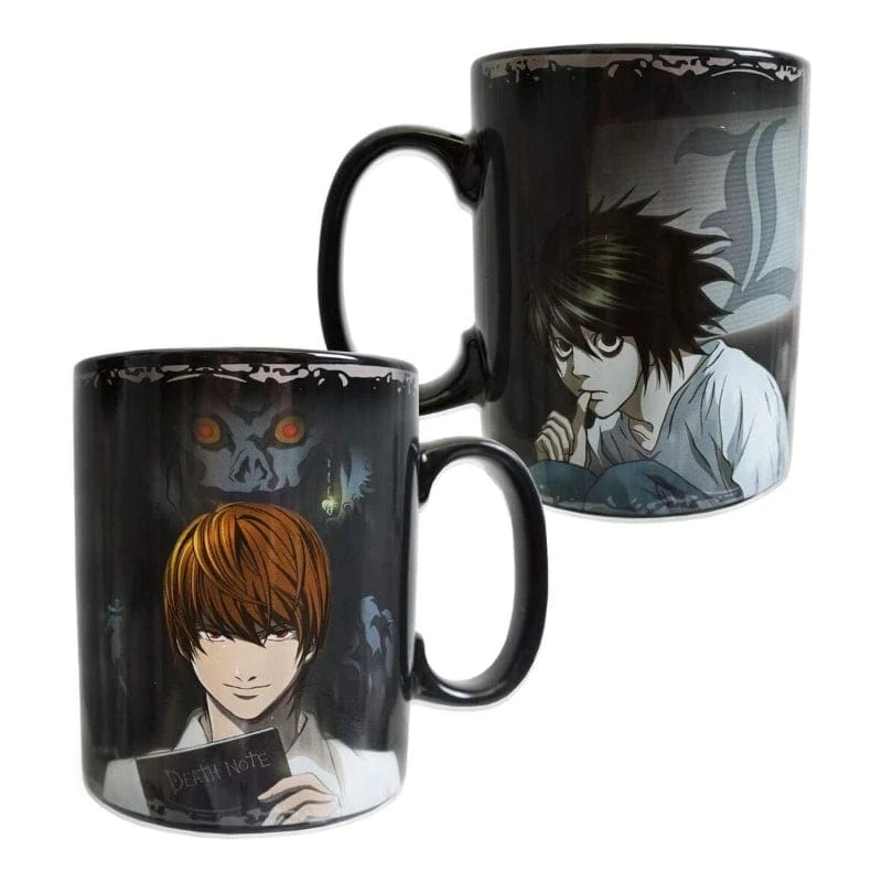 Official Death Note Kira & L Heat Changing Mug Anime 3 Official Death Note Kira & L Heat Changing Mug Anime