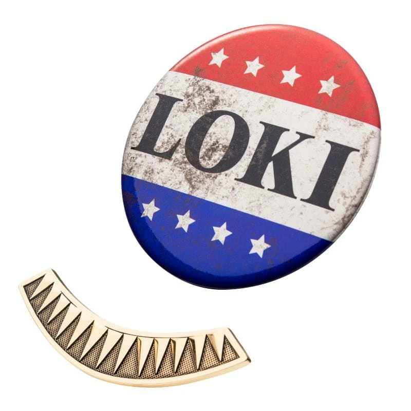Official Marvel Loki Pin And Tie Pin Set 5 Official Marvel Loki Pin And Tie Pin Set