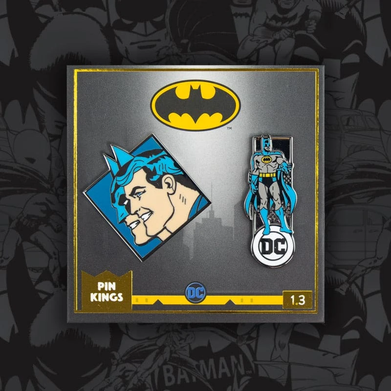 Pin Kings DC Comics Batman Enamel Pin Badge Set 1.3 3 Pin Kings DC Comics Batman Enamel Pin Badge Set 1.3
