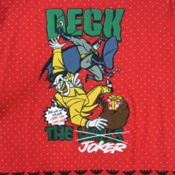 DC Christmas Jumper Official Batman Deck The Halls Christmas Jumper / Ugly Sweater 13 DC Christmas Jumper Official Batman Deck The Halls Christmas Jumper / Ugly Sweater