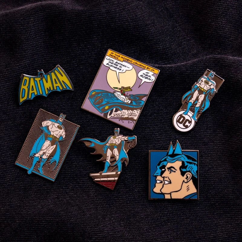 Pin Kings DC Comics Batman Enamel Pin Badge Set 1.2 Accessories 6 Pin Kings DC Comics Batman Enamel Pin Badge Set 1.2 Accessories