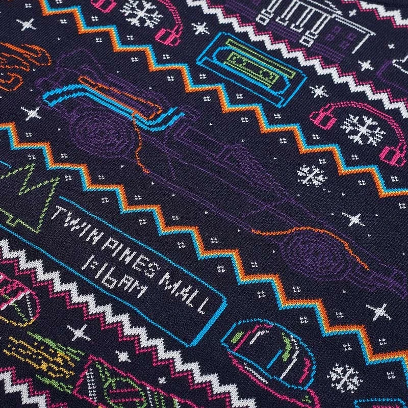 Official Back To The Future Christmas Jumper / Ugly Sweater 9 Official Back To The Future Christmas Jumper / Ugly Sweater