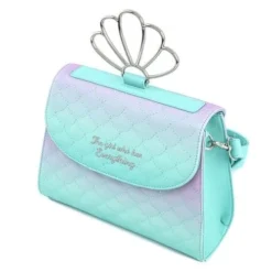 Disney Loungefly The Little Mermaid Ombre Scales Shell Handle Crossbody Bag Bags 8 Disney Loungefly The Little Mermaid Ombre Scales Shell Handle Crossbody Bag Bags