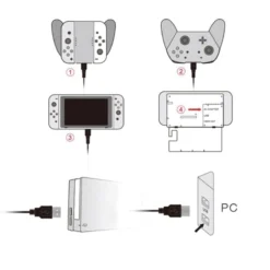 Gaming Accessories Numskull Nintendo Switch USB C Fast Charge Cable