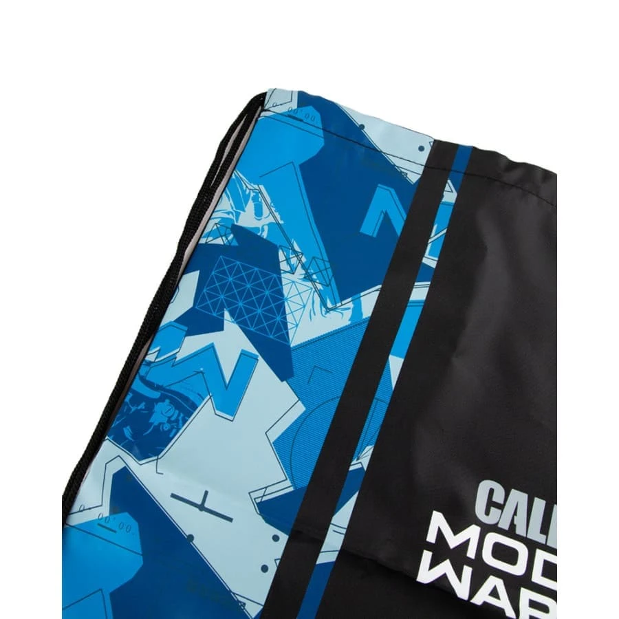Official Call Of Duty Modern Warfare Blue Camo Drawstring Bag Bags 6 Official Call Of Duty Modern Warfare Blue Camo Drawstring Bag Bags