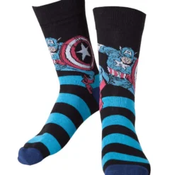 Official Marvel Captain America Socks Apparel