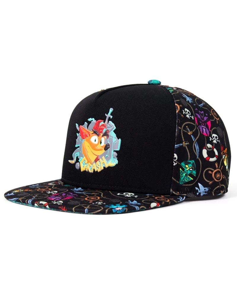 Official Crash Bandicoot Premium Pattern Snapback 3 Official Crash Bandicoot Premium Pattern Snapback
