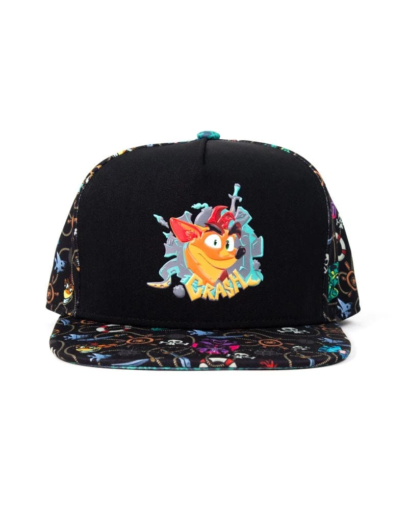 Official Crash Bandicoot Premium Pattern Snapback 5 Official Crash Bandicoot Premium Pattern Snapback