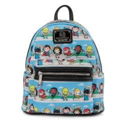 Bags Loungefly DC Comics Superheroes Chibi Lineup Mini Backpack