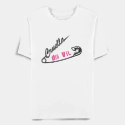 Official Disney Cruella Safety Pin Women's Short Sleeved T-Shirts