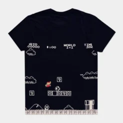 Apparel Official Nintendo 8Bit Super Mario Bros. Level Unisex T-Shirts
