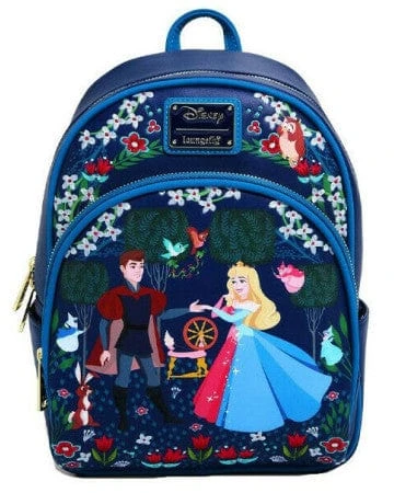 Bags Loungefly Sleeping Beauty Double Zip Backpack 3 Bags Loungefly Sleeping Beauty Double Zip Backpack