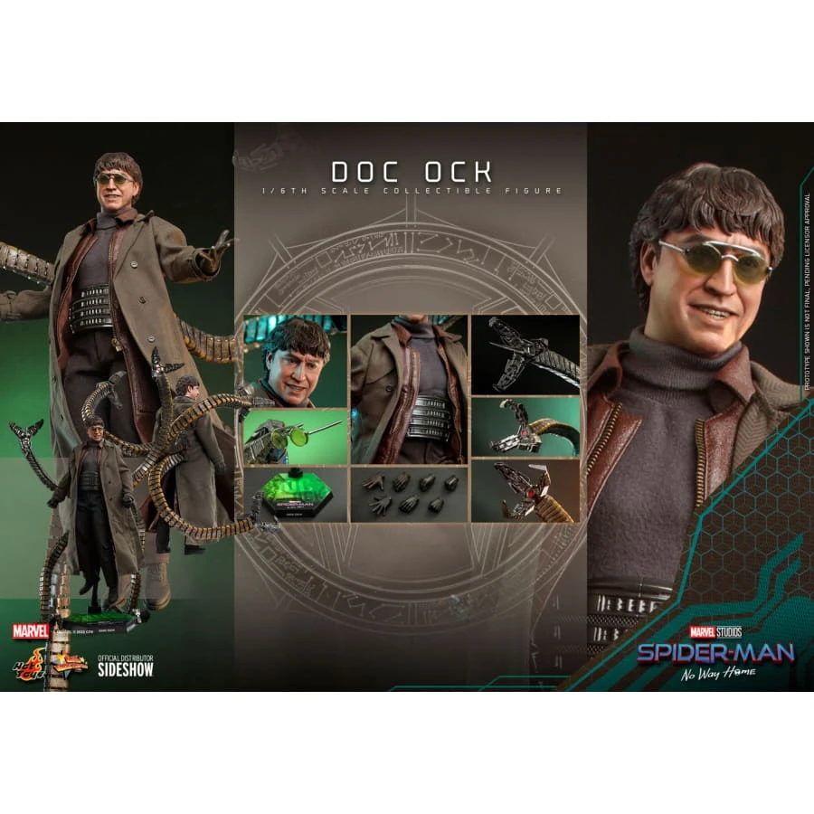 Official Hot Toys Marvel Spider-Man No Way Home Doc Ock 1:6 Scale Figure Avengers 12 Official Hot Toys Marvel Spider-Man No Way Home Doc Ock 1:6 Scale Figure Avengers