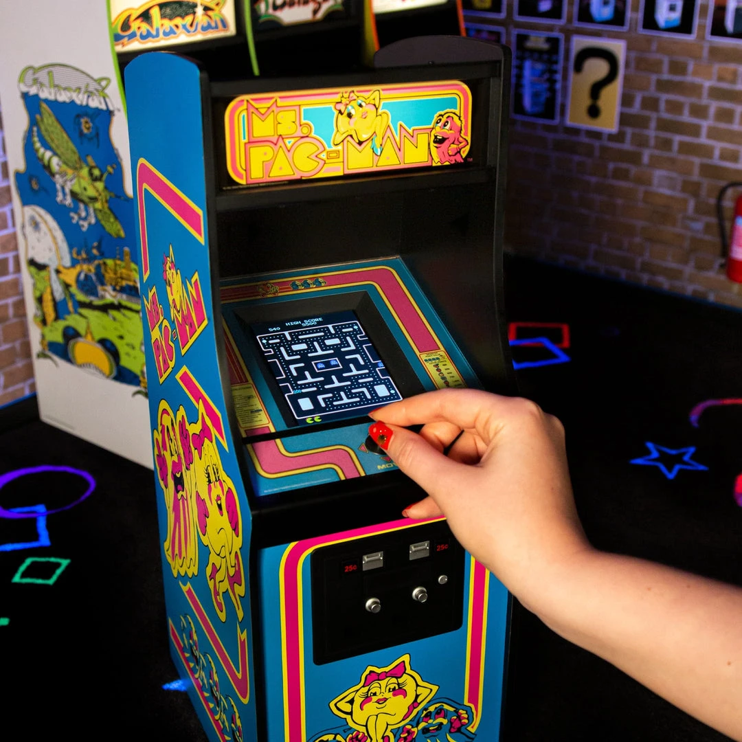 Official Ms Pac-Man Quarter Size Arcade Cabinet 6 Official Ms Pac-Man Quarter Size Arcade Cabinet