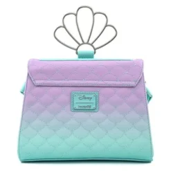 Disney Loungefly The Little Mermaid Ombre Scales Shell Handle Crossbody Bag Bags