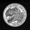 Jurassic Park Collectable Coin 25th Anniversary T-Rex Silver Edition 1 Jurassic Park Collectable Coin 25th Anniversary T-Rex Silver Edition