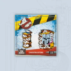 Ghostbusters Afterlife Accessories Pin Kings Ghostbusters Enamel Pin Badge Set 2.1 – Stay Puft S’mores & Mini Puft