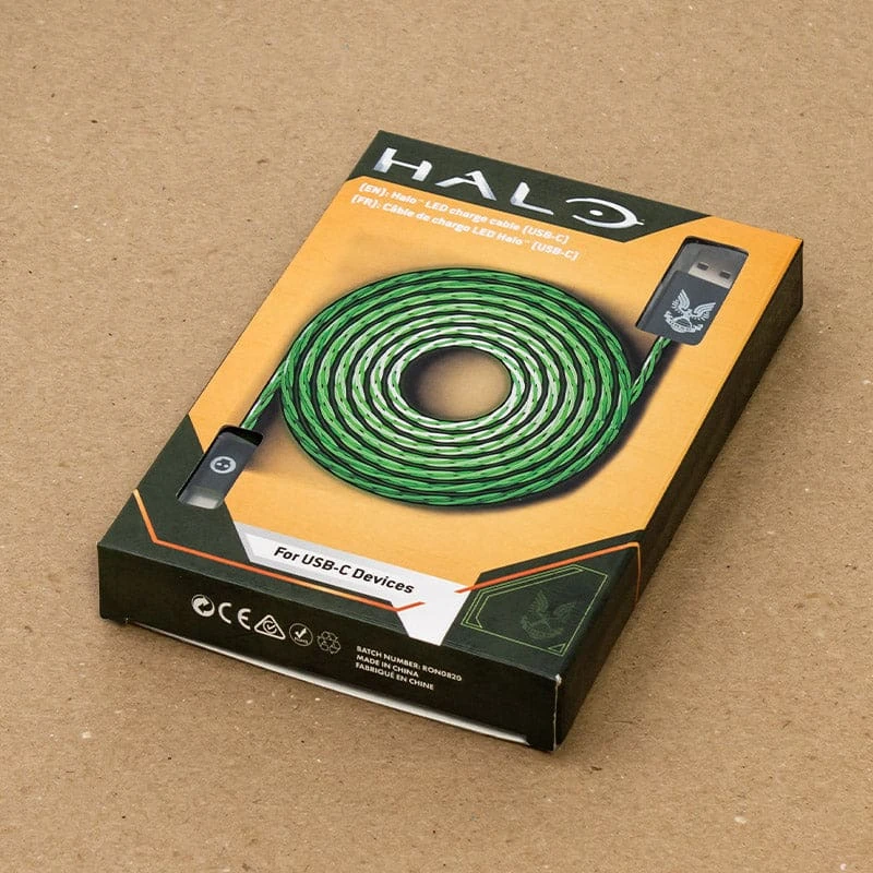 Gaming Accessories Official Halo LED USB C Cable (Xbox Series S & Series X, PS5 And Nintendo Switch) 6 Gaming Accessories Official Halo LED USB C Cable (Xbox Series S & Series X, PS5 And Nintendo Switch)