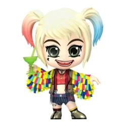 Official DC Comics Harley Quinn Cosbaby Caution Tape 11cm Hot Toys Figure