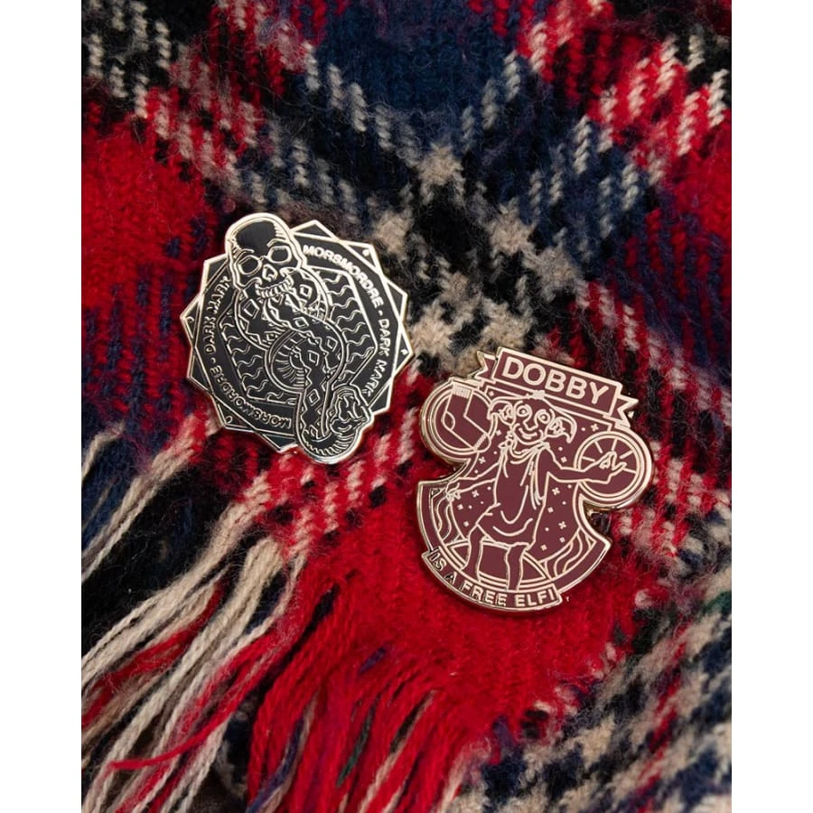 Accessories Pin Kings Harry Potter Enamel Pin Badge Set 1.3 - Dark Mark & Dobby 4 Accessories Pin Kings Harry Potter Enamel Pin Badge Set 1.3 - Dark Mark & Dobby