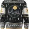 Harry Potter Christmas Jumper Official Harry Potter Hogwarts Castle Candles LED Christmas Jumper / Ugly Sweater 2 Harry Potter Christmas Jumper Official Harry Potter Hogwarts Castle Candles LED Christmas Jumper / Ugly Sweater