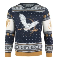 Harry Potter Christmas Jumper Official Harry Potter Hedwig Christmas Jumper / Ugly Sweater