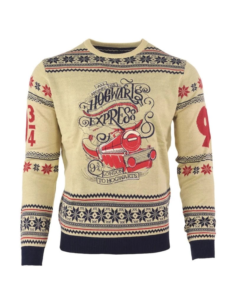 Harry Potter Christmas Jumper Official Harry Potter Hogwarts Express Christmas Jumper / Ugly Sweater 3 Harry Potter Christmas Jumper Official Harry Potter Hogwarts Express Christmas Jumper / Ugly Sweater