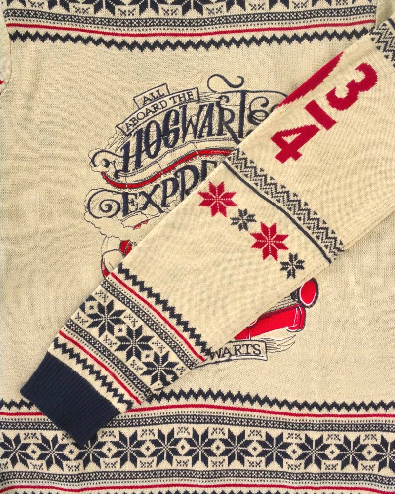 Harry Potter Christmas Jumper Official Harry Potter Hogwarts Express Christmas Jumper / Ugly Sweater 6 Harry Potter Christmas Jumper Official Harry Potter Hogwarts Express Christmas Jumper / Ugly Sweater