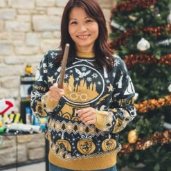 Harry Potter Christmas Jumper Official Harry Potter ‘Snow Globe Christmas’ Christmas Jumper / Ugly Sweater 11 Harry Potter Christmas Jumper Official Harry Potter ‘Snow Globe Christmas’ Christmas Jumper / Ugly Sweater