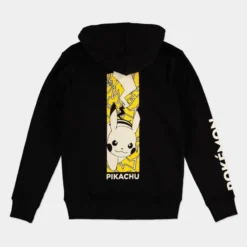 Official Pokemon Attacking Pika! Unisex Zipper Hoodie Apparel