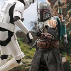 Official Hot Toys Star Wars The Mandalorian Boba Fett 1:6 Scale Figure 14 Official Hot Toys Star Wars The Mandalorian Boba Fett 1:6 Scale Figure