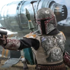 Official Hot Toys Star Wars The Mandalorian Boba Fett 1:6 Scale Figure 15 Official Hot Toys Star Wars The Mandalorian Boba Fett 1:6 Scale Figure