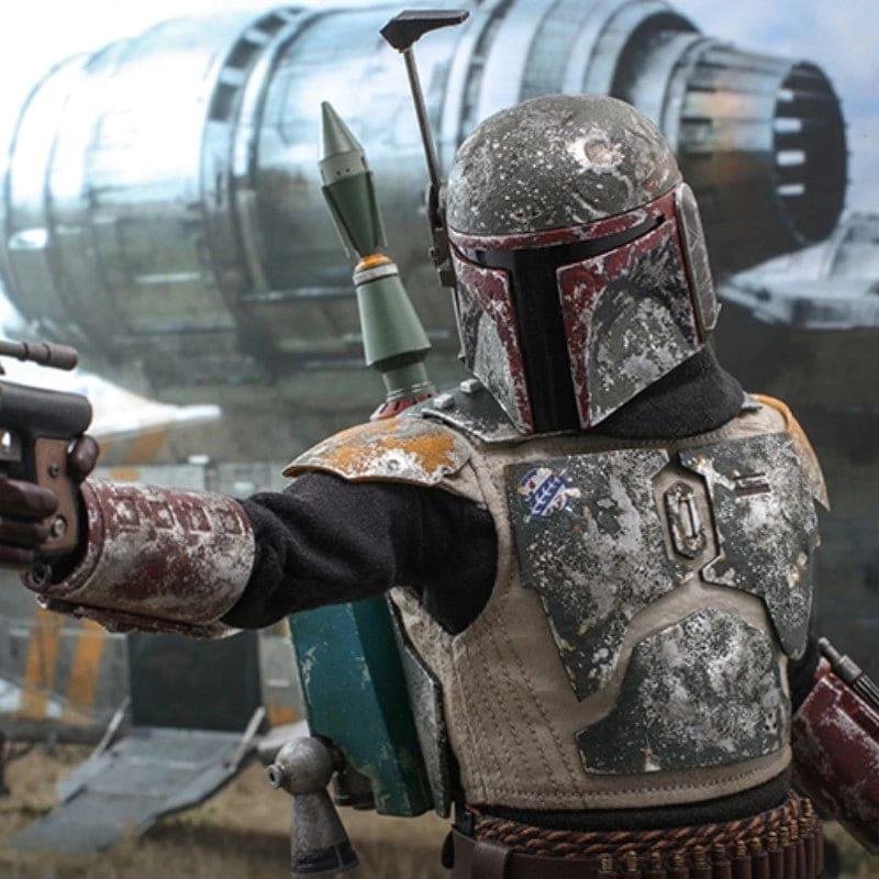 Official Hot Toys Star Wars The Mandalorian Boba Fett 1:6 Scale Figure 7 Official Hot Toys Star Wars The Mandalorian Boba Fett 1:6 Scale Figure