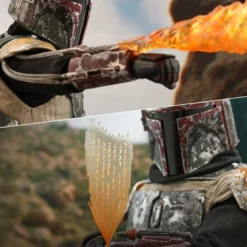 Official Hot Toys Star Wars The Mandalorian Boba Fett 1:6 Scale Figure 18 Official Hot Toys Star Wars The Mandalorian Boba Fett 1:6 Scale Figure