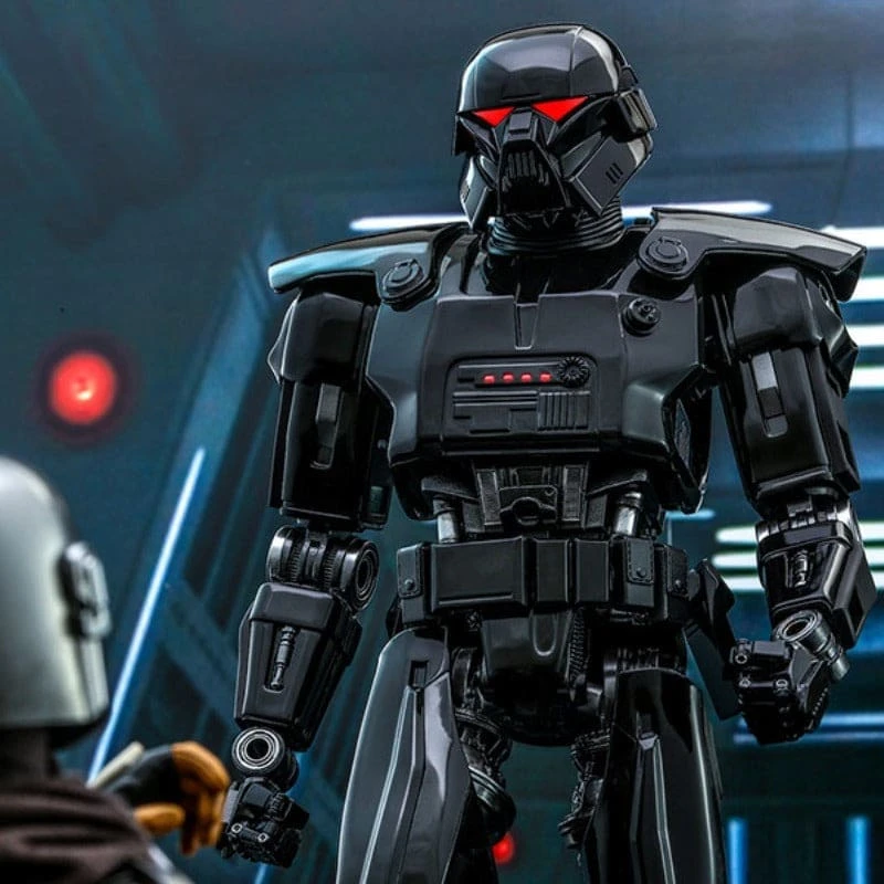 Official Hot Toys Star Wars The Mandalorian Dark Trooper 1:6 Scale Figure 4 Official Hot Toys Star Wars The Mandalorian Dark Trooper 1:6 Scale Figure
