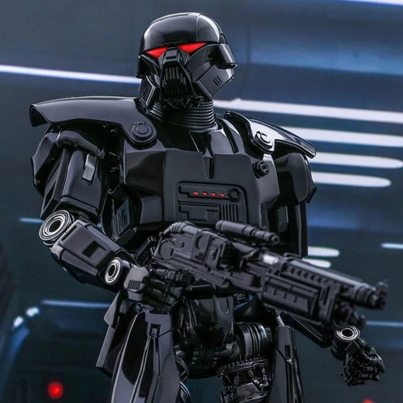 Official Hot Toys Star Wars The Mandalorian Dark Trooper 1:6 Scale Figure 5 Official Hot Toys Star Wars The Mandalorian Dark Trooper 1:6 Scale Figure