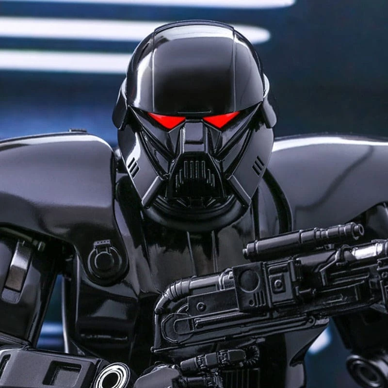 Official Hot Toys Star Wars The Mandalorian Dark Trooper 1:6 Scale Figure 9 Official Hot Toys Star Wars The Mandalorian Dark Trooper 1:6 Scale Figure