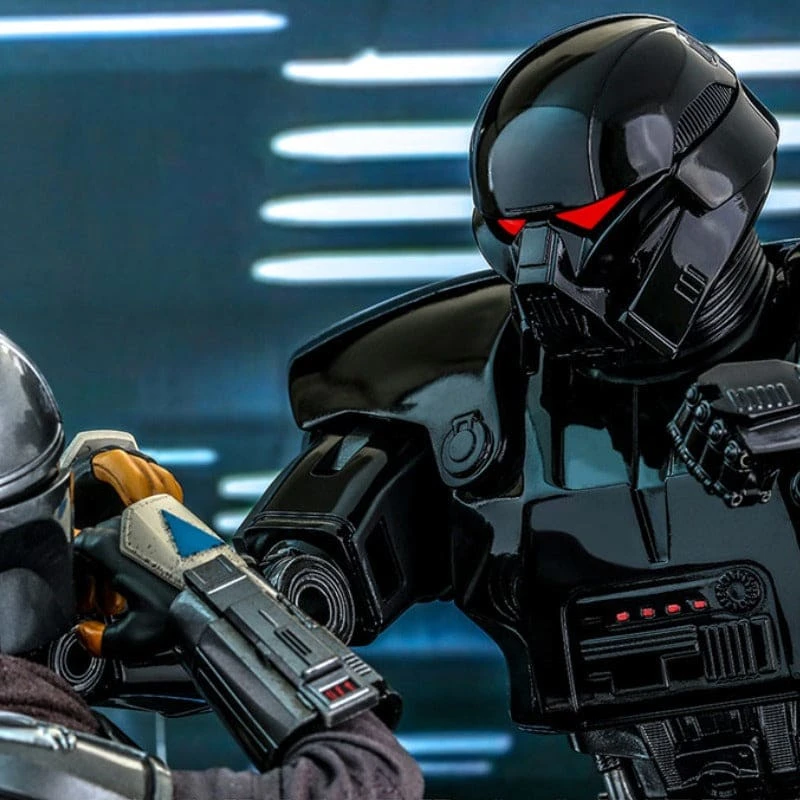 Official Hot Toys Star Wars The Mandalorian Dark Trooper 1:6 Scale Figure 12 Official Hot Toys Star Wars The Mandalorian Dark Trooper 1:6 Scale Figure