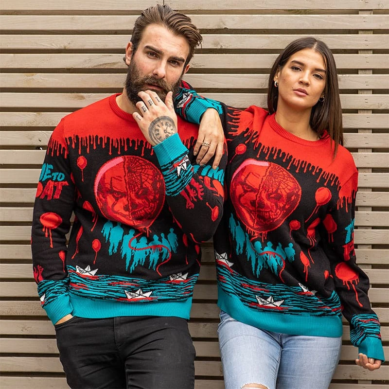 IT Official Pennywise Jumper / Ugly Sweater Horror 5 IT Official Pennywise Jumper / Ugly Sweater Horror