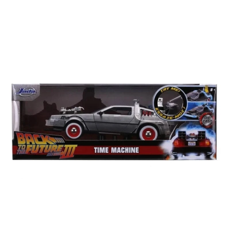 Official Back To The Future III 1:24 Scale Delorean Time Machine 6 Official Back To The Future III 1:24 Scale Delorean Time Machine