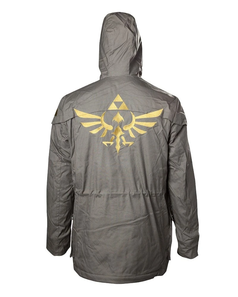 Official Nintendo Legend Of Zelda Triforce Logo Parka Apparel 4 Official Nintendo Legend Of Zelda Triforce Logo Parka Apparel