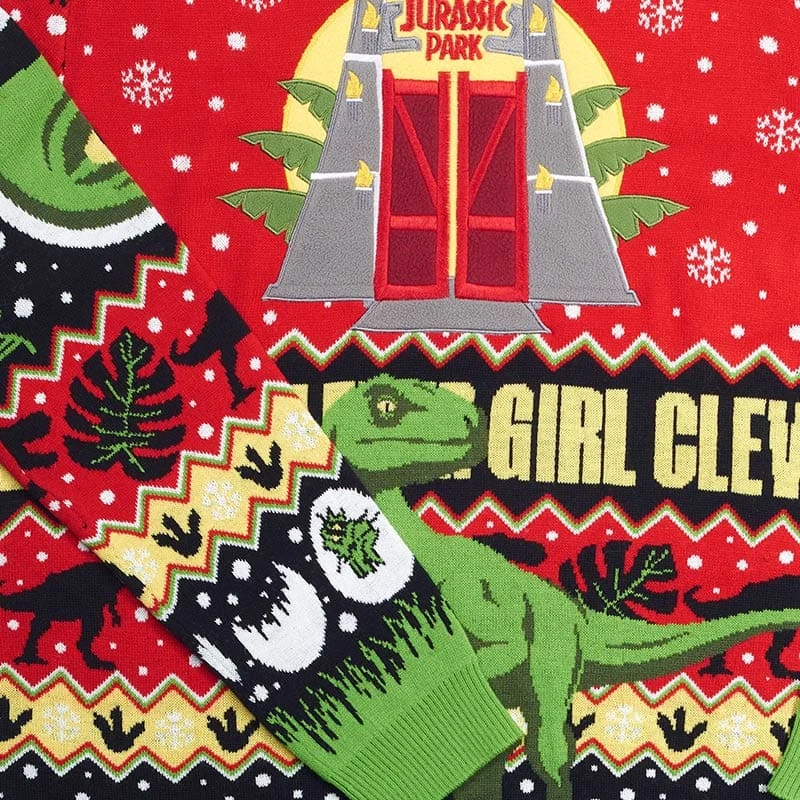 Official Jurassic Park Christmas Jumper / Ugly Sweater 8 Official Jurassic Park Christmas Jumper / Ugly Sweater