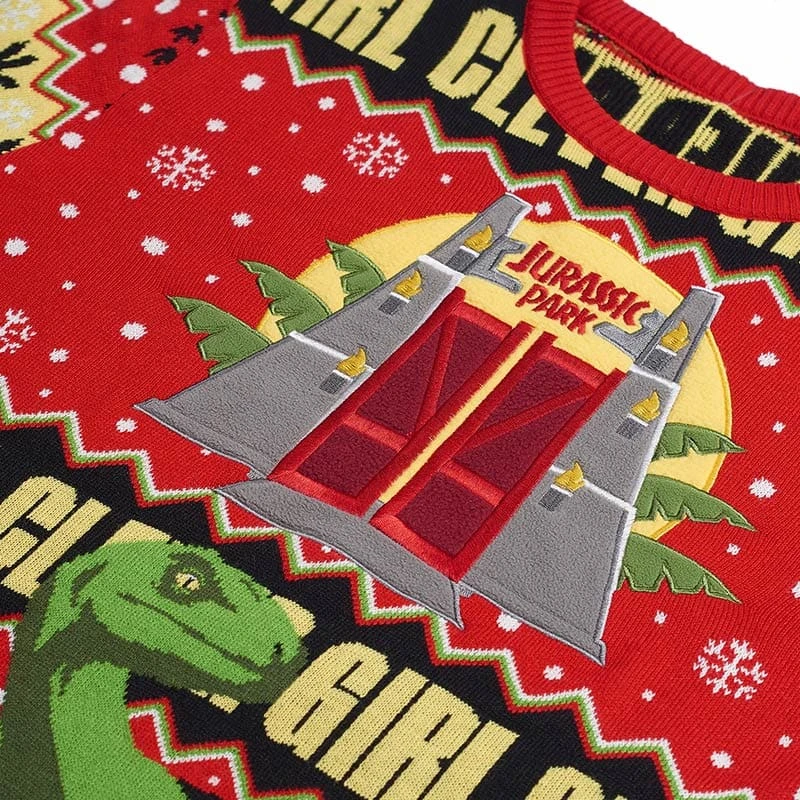 Official Jurassic Park Christmas Jumper / Ugly Sweater 9 Official Jurassic Park Christmas Jumper / Ugly Sweater